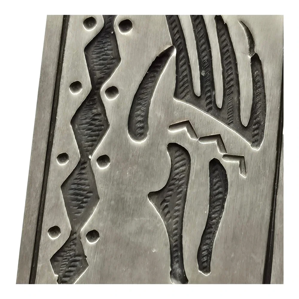 Native American Sterling Silver Bear Claw Overlay Money Clip Hallmark B 24.9g